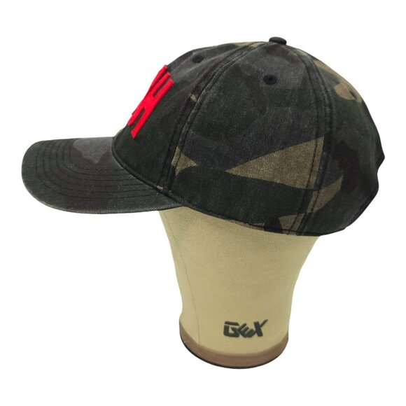 Utah Utes Camo Adjustable Cap Trucker Baseball Hat Stitched Logo Captivating - Picture 10 of 13